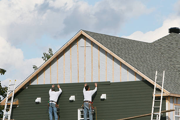 Professional Emergency Siding Repair technician working in Connellsville, PA